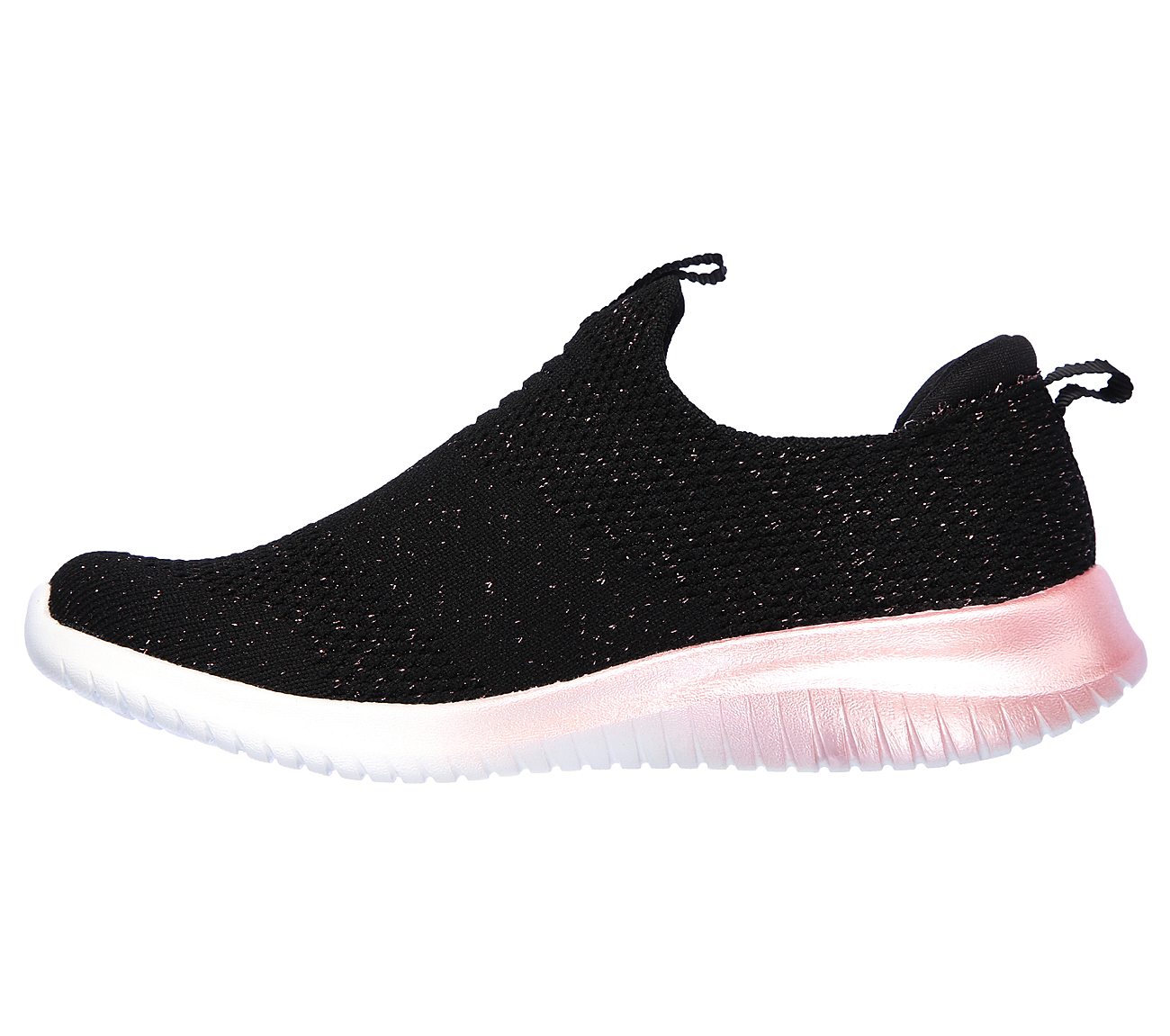 ULTRA FLEX-METAMORPHIC, BLACK/ROSE GOLD Footwear Left View