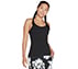 GOWALK RACERBACK SHELF BRA CA, BBBBLACK