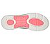 GO WALK ARCH FIT-LUNAR VIEWS, GREY/CORAL Footwear Bottom View