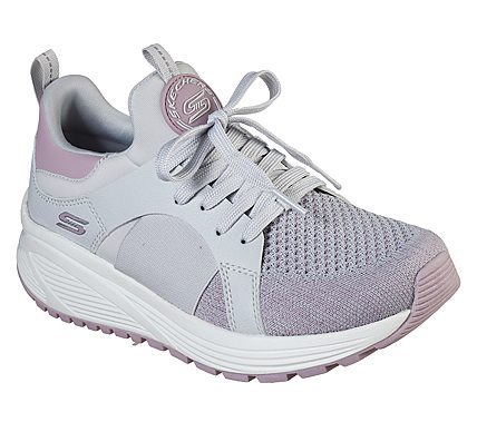 BOBS SPARROW 2.0-METRO DAISY, GREY/MAUVE Footwear Lateral View