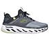 ARCH FIT GLIDE-STEP, CHARCOAL/LIME Footwear Lateral View