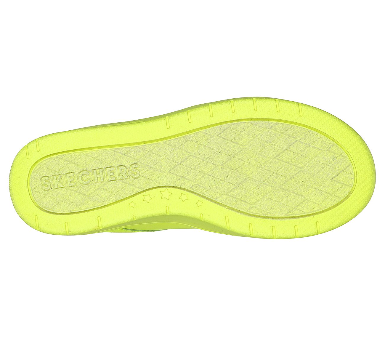 COURT HIGH - COLOR ZONE, NEON/YELLOW Footwear Bottom View