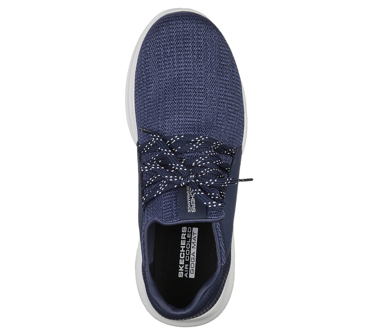 GO RUN MOJO-INSPIRATE, NAVY/GREY Footwear Top View