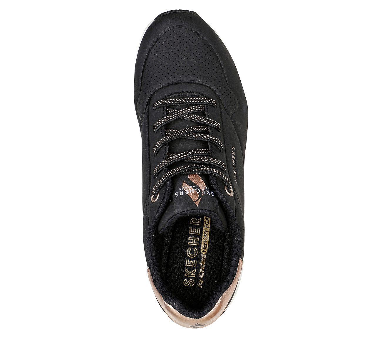 UNO - SHIMMER AWAY, BBBBLACK Footwear Top View