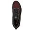 GO RUN PULSE - STRADA, BLACK/RED Footwear Top View