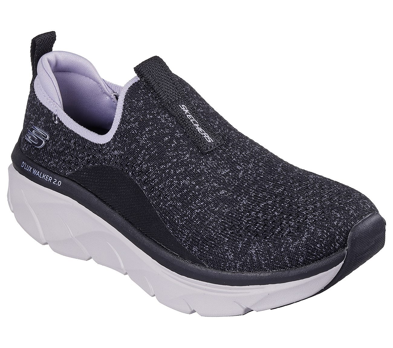 D'LUX WALKER 2.0-BOLD STATE, BLACK/LAVENDER Footwear Right View