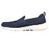 GO WALK 6 - VALERIE, NAVY/WHITE Footwear Left View