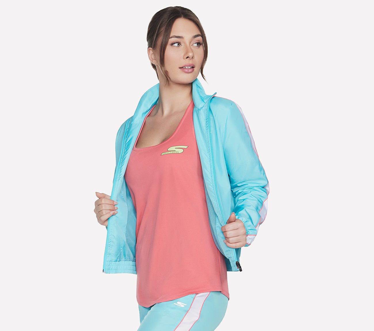 SPEED ELITE TRACK JACKET, BLUE Apparel Left View