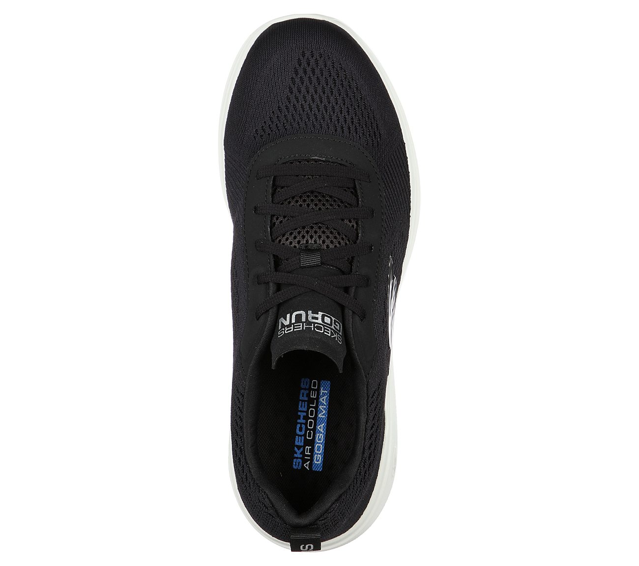 GO RUN FAST-QUAKE, BBBBLACK Footwear Top View
