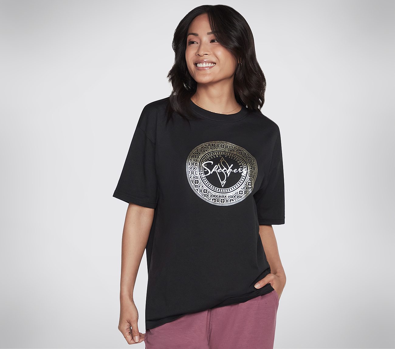 SKECHERS DIAMOND LEGACY EVERY, BBBBLACK Apparel Bottom View