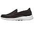 GO WALK 6 - ORVA, BLACK/GREY Footwear Left View