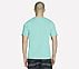 SKECH-BREEZE SLUB POCKET T-SHIRT, WHITE SAPPHIRE Apparel Top View