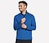 SKECH-KNITS BURST 1/4 ZIP, ROYAL Apparels Lateral View