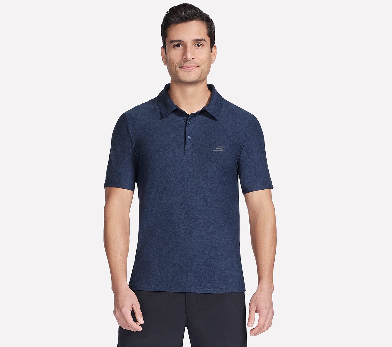 GODRI ALL DAY POLO, NAVY Apparel Lateral View