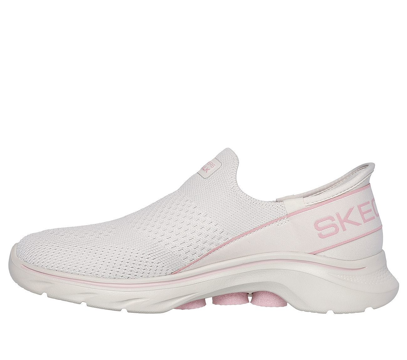 GO WALK 7 - MIA, NATURAL/PINK Footwear Left View