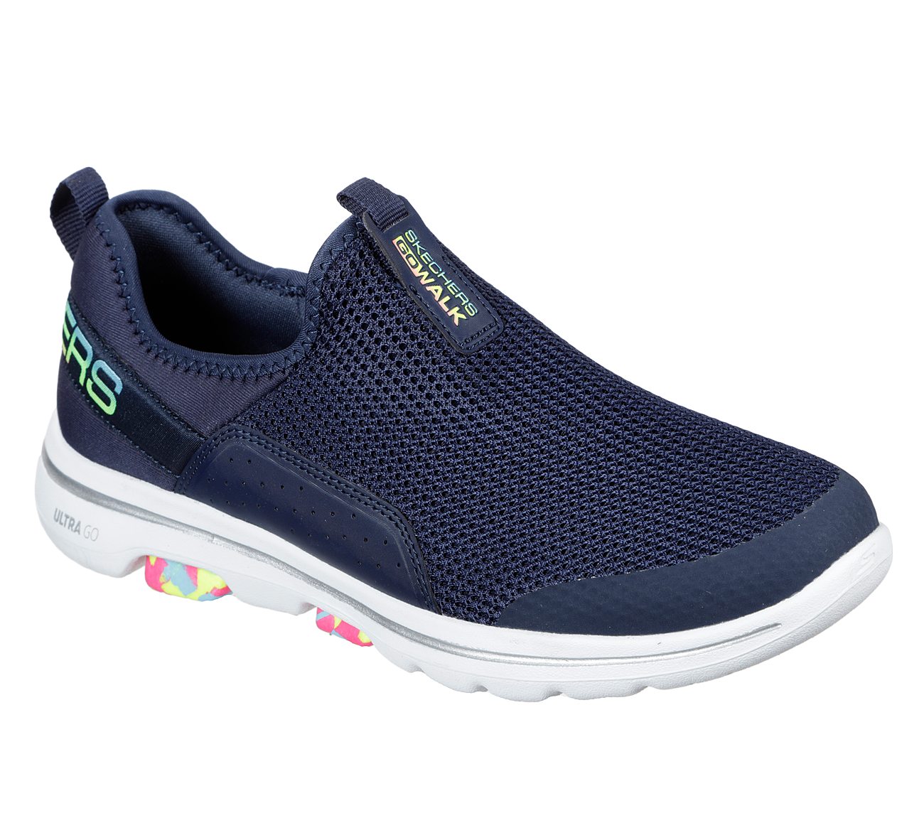 GO WALK 5 - PARADE, NAVY/MULTI Footwear Right View