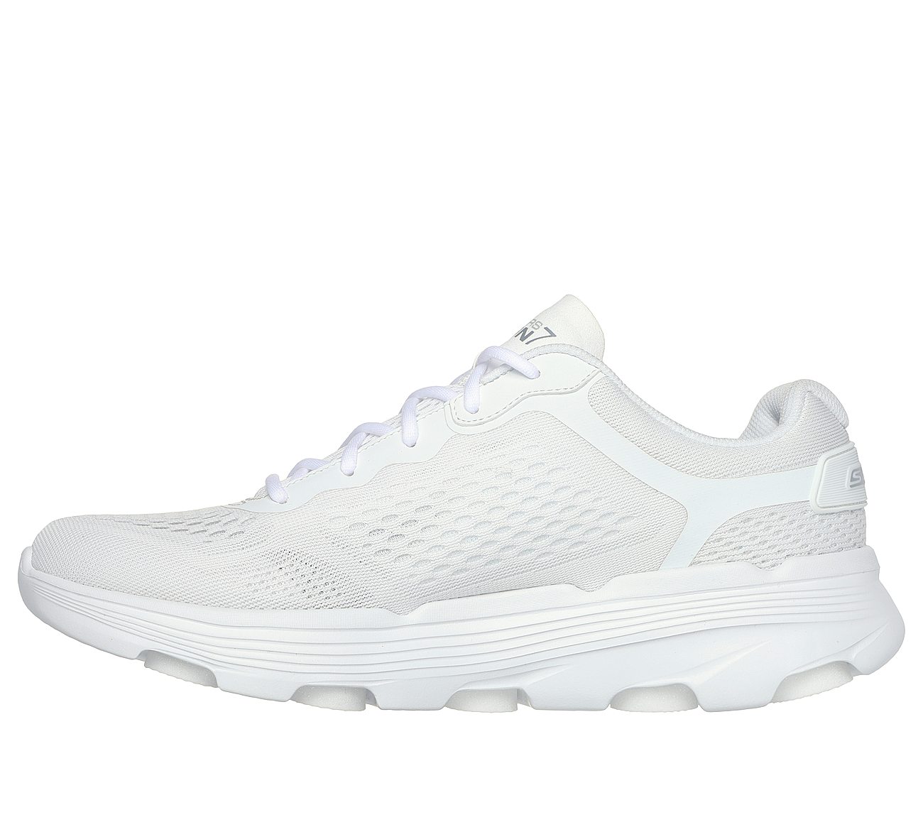 GO RUN 7, WWWHITE Footwear Left View