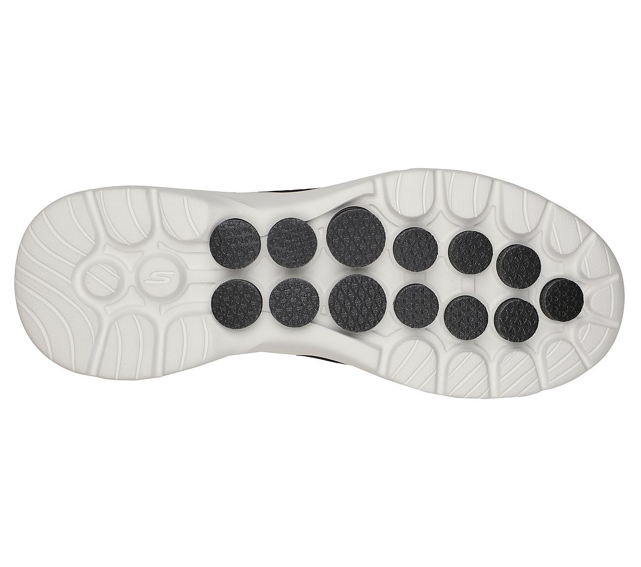 GO WALK 6 - AVALO, BBBBLACK Footwear Bottom View