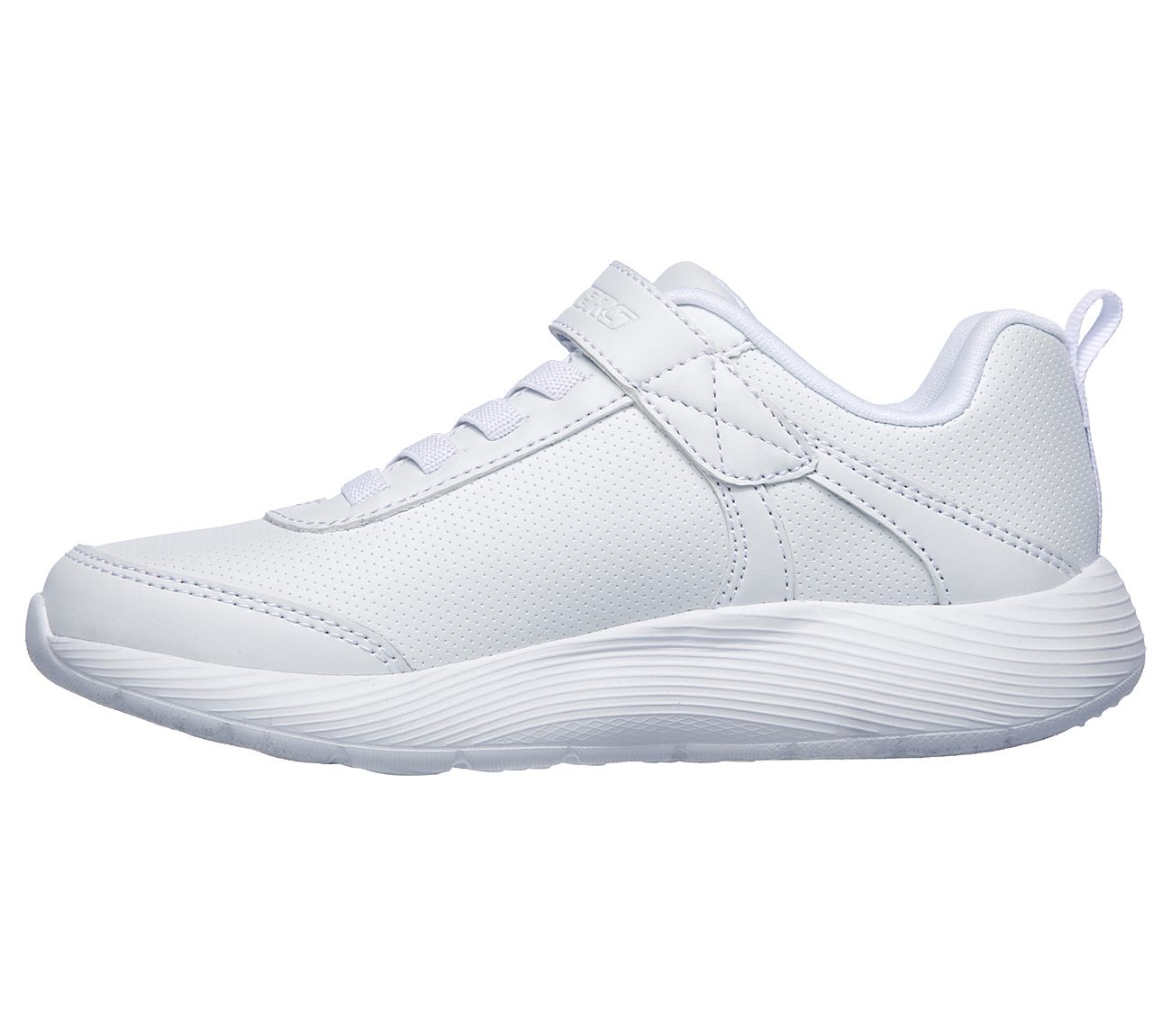 DYNA-LITE-SCHOOL SPRINTS, WWWHITE Footwear Left View