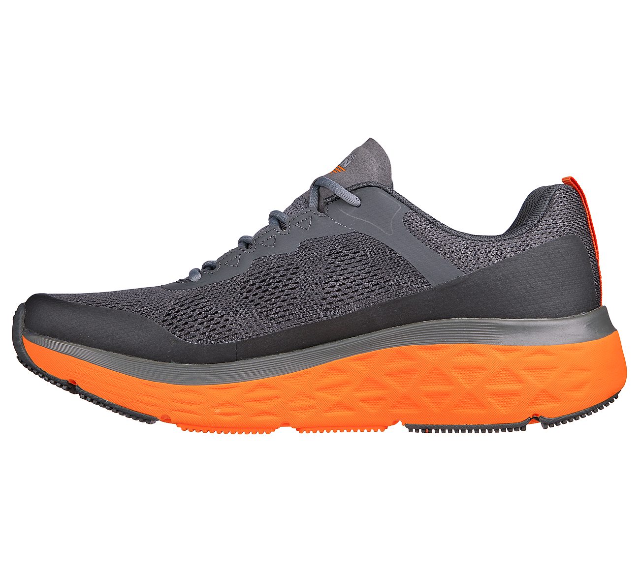 MAX CUSHIONING DELTA, CHARCOAL/ORANGE Footwear Left View