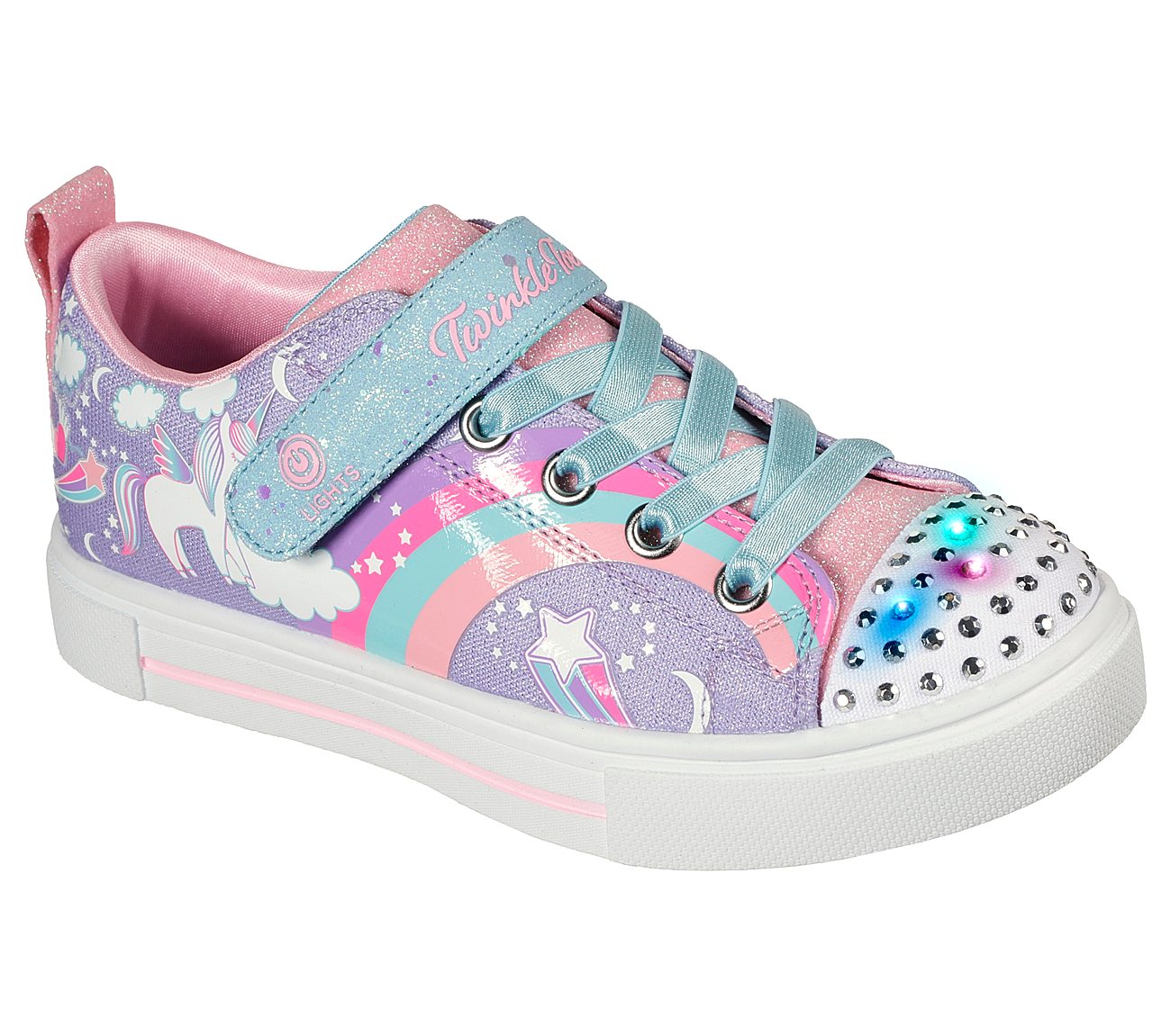 TWINKLE SPARKS-UNICORN CHARME, LAVENDER/MULTI Footwear Right View