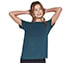 GODRI STRIDE TEE, TEAL Apparels Bottom View