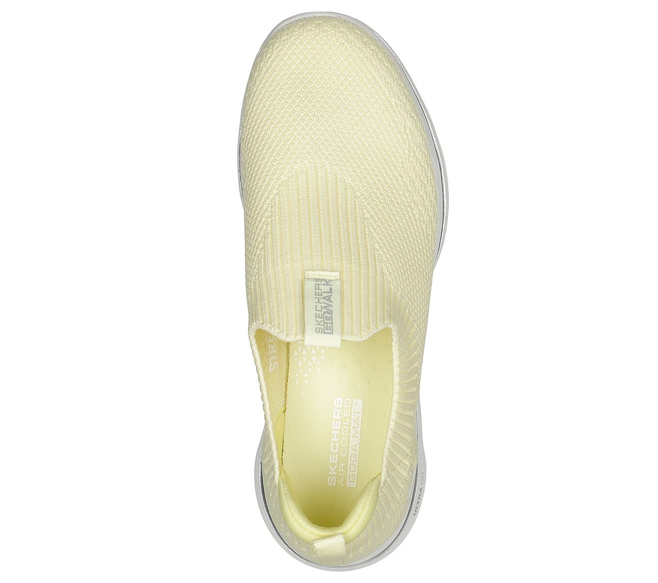 GO WALK 5 - TRENDY, YELLOW Footwear Top View