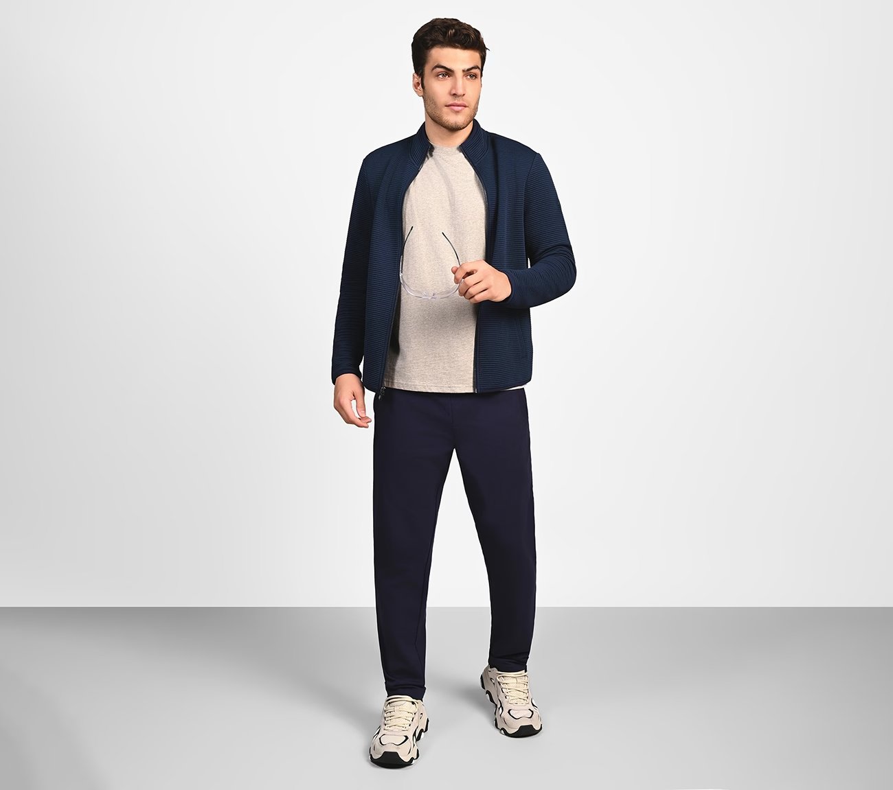 THE HOODLESS HOODIE OTTOMAN, NNNAVY Apparel Right View