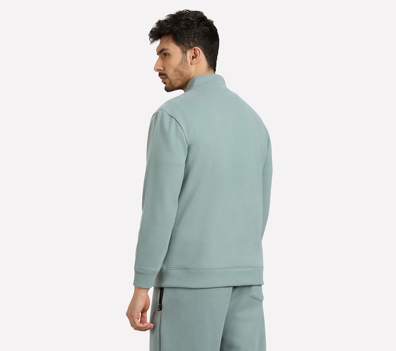 AIRY TRAVELLER FLEECE JACKET, OFF WHITE/NAVY