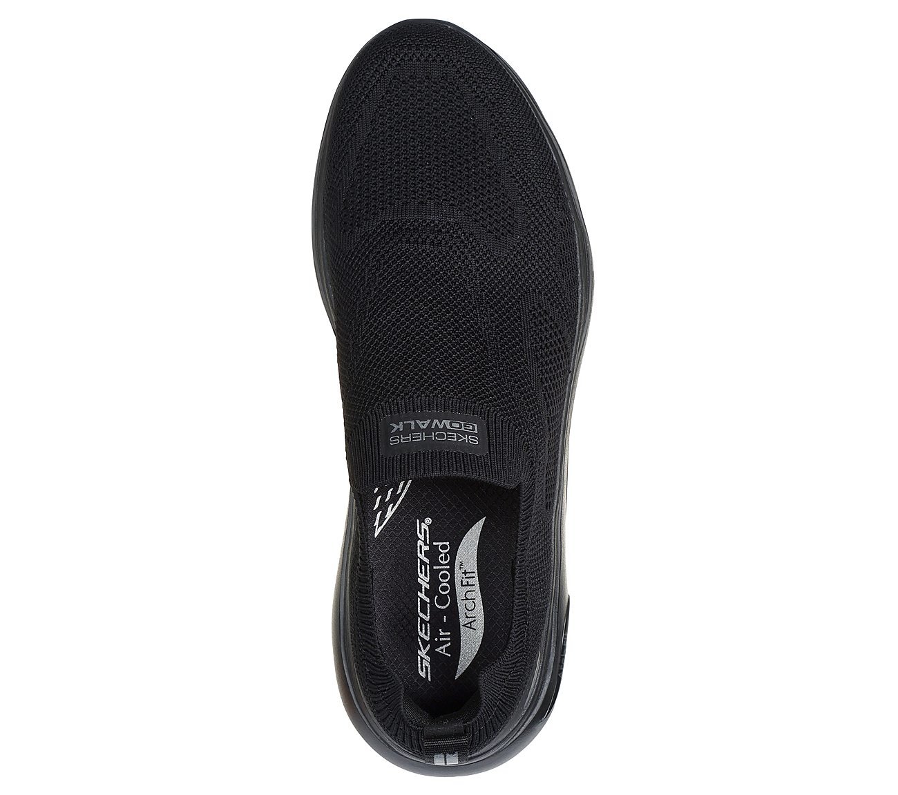 GO WALK ARCH FIT 2.0 - KNITTE, BBLACK Footwear Top View