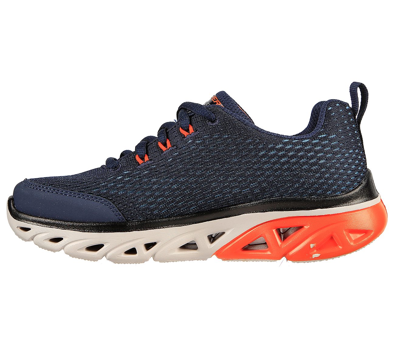 GLIDE-STEP SPORT - WAVE HEAT, NAVY/ORANGE Footwear Left View