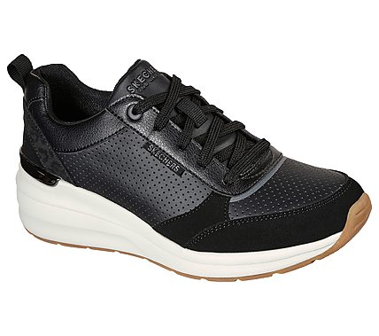 Buy Skechers Womens Billion  Subtle Spots Lace Up Shoe Vegan AirCooled  Memory Foam Comfort Insole Black  4 UK 155616 at Amazonin