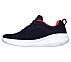 GO RUN FAST-GLIDE, NAVY/HOT PINK Footwear Left View