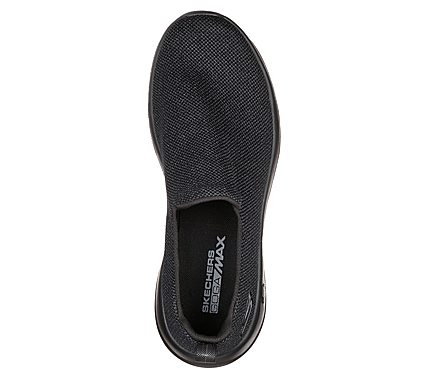 GO WALK MAX-CENTRIC, BBLACK Footwear Top View