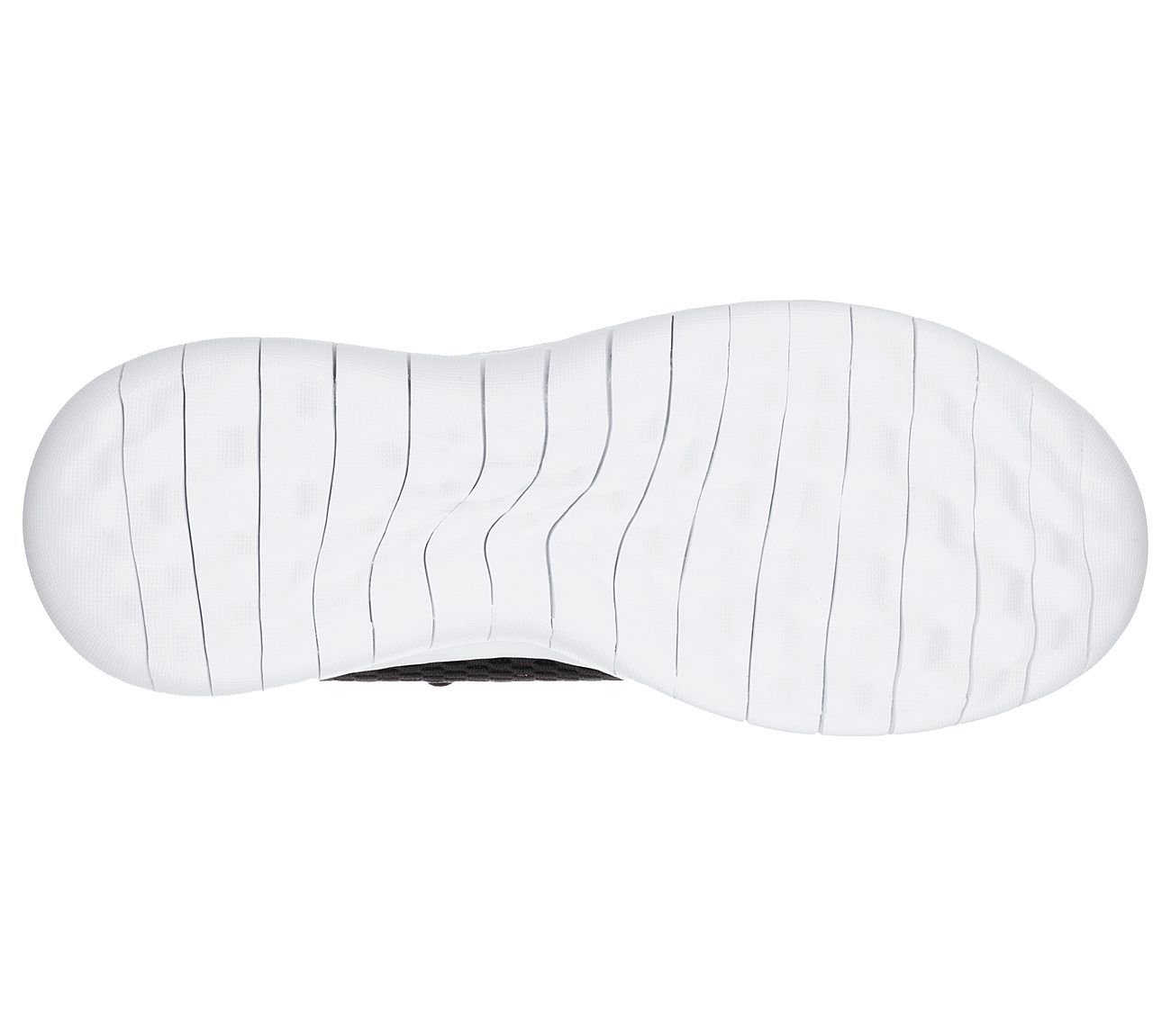 GO FLEX MAX- STRENGTH, BLACK/WHITE Footwear Bottom View