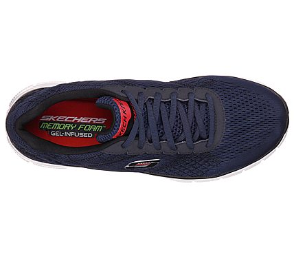 FLEX ADVANTAGE- COVERT ACTION, NAVY/RED Footwear Bottom View