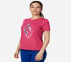FANTASY FIELDS DIAMOND LOGO, RED/BLUE Apparels Top View