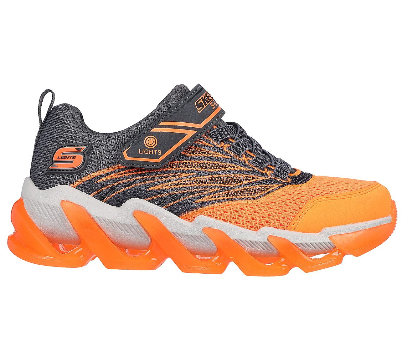 MEGA-SURGE - NEZCO, CHARCOAL/ORANGE Footwear Right View