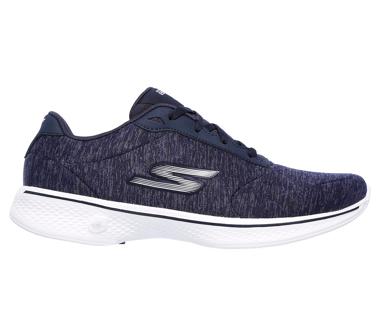 GO WALK 4 - SERENITY, NAVY/WHITE Footwear Right View