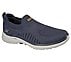 GO WALK 6, NAVY/ORANGE Footwear Lateral View