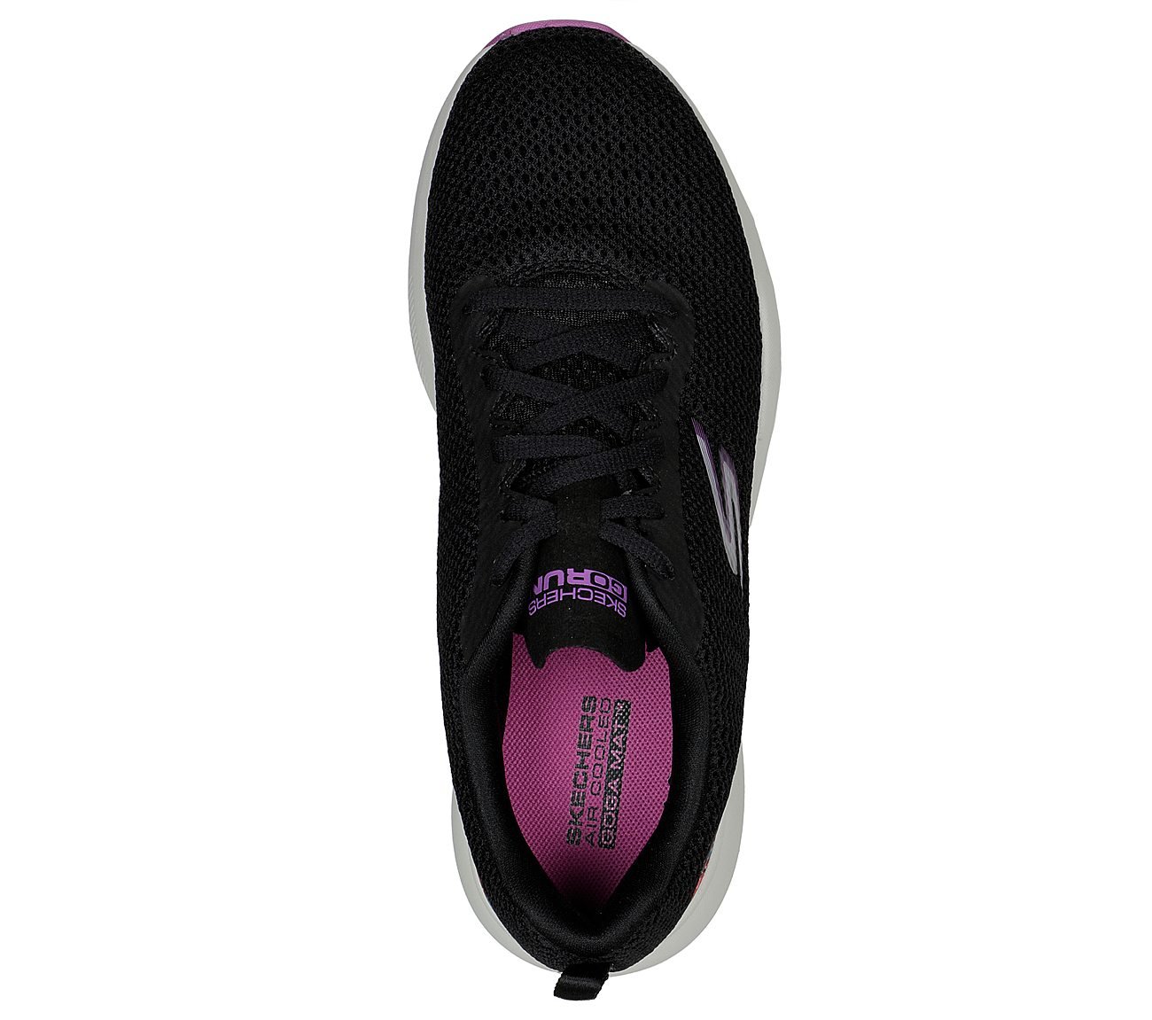 GO RUN PULSE-DRIVEN ENDURANCE, BLACK/MULTI Footwear Top View