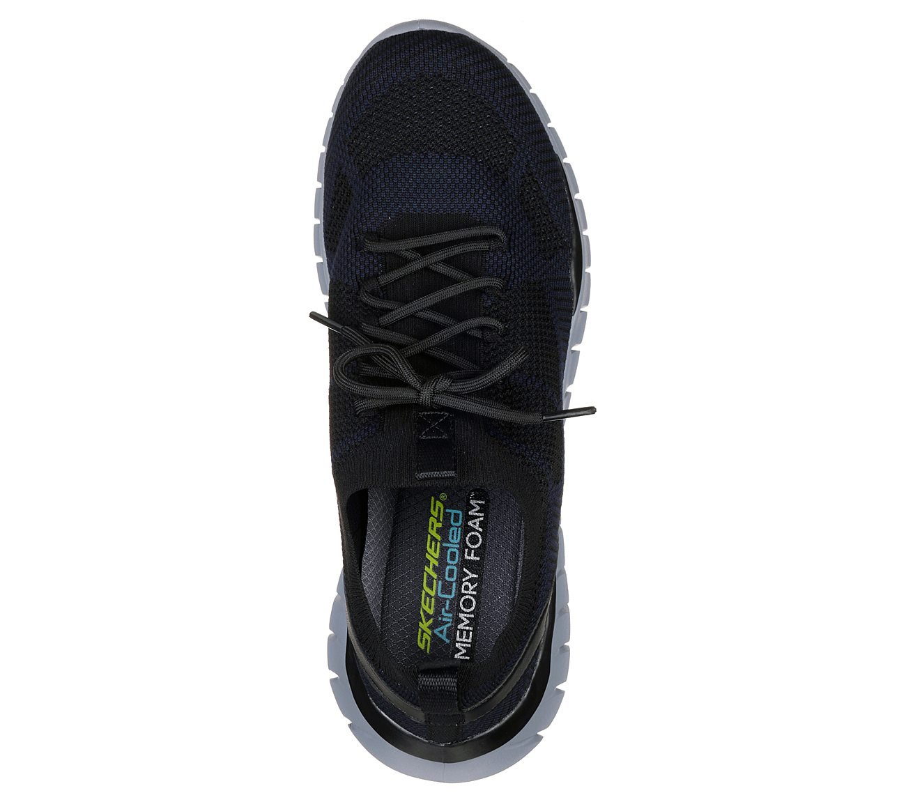 OVERHAUL, BLACK/NAVY Footwear Top View