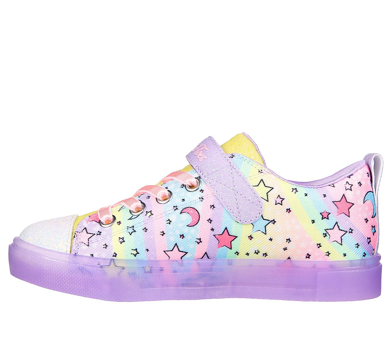 TWINKLE SPARKS ICE-UNICORN BU, LAVENDER/MULTI Footwear Left View