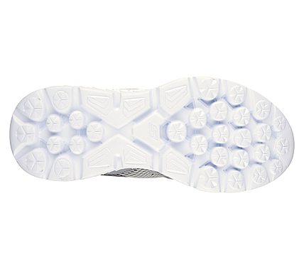 GO RUN 400, CHARCOAL/HOT PINK Footwear Bottom View