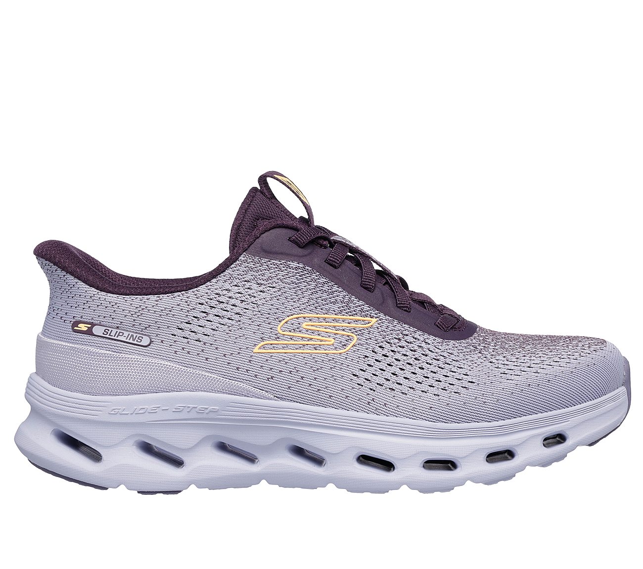 GO WALK GLIDE - STEP 2.0 - NESS, LAVENDER Footwear Lateral View