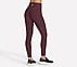 GOFLEX RIB FL HW LEGGING, BURGUNDY/PINK