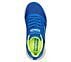 GO RUN ELEVATE, BLUE/LIME Footwear Top View