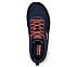 GO WALK FLEX, NAVY/CORAL Footwear Top View