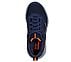 GO RUN ELEVATE, NAVY/ORANGE Footwear Top View