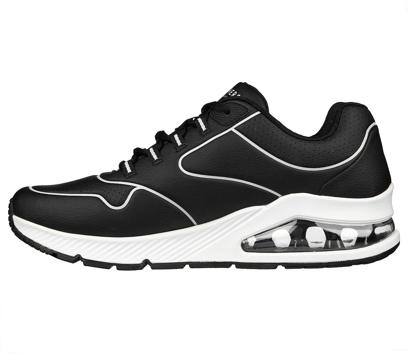 UNO 2, BLACK/WHITE Footwear Left View